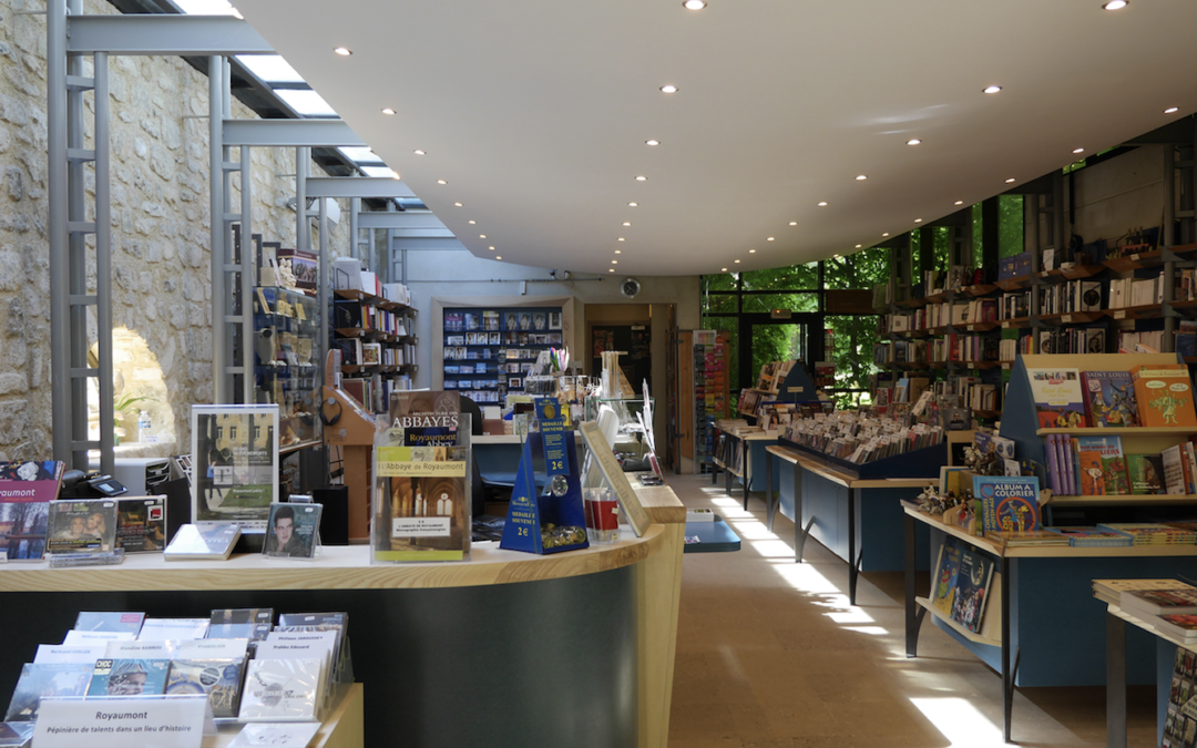 Réouverture de la librairie-boutique de Royaumont
