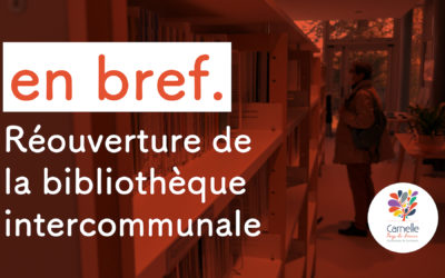 Vidéo – En bref. Réouverture de la bibliothèque intercommunale