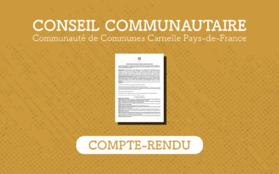 Relevé de décisions du conseil communautaire du 15 février 2023