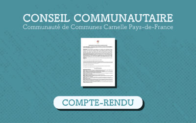 Relevé de décisions du conseil communautaire du 4 octobre 2023