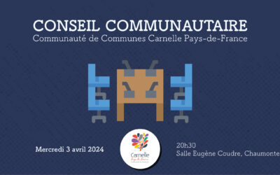 Conseil communautaire 2024 à Chaumontel
