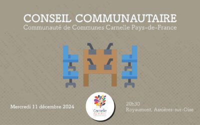 Conseil communautaire à l’Abbaye de Royaumont à Asnières-sur-Oise