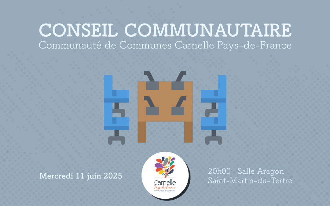 Conseil communautaire à Saint-Martin-du-Tertre