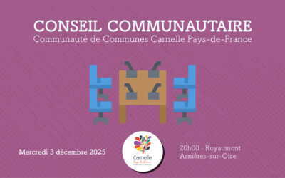 Conseil Communautaire à l’Abbaye de Royaumont à Asnières-sur-Oise (2025)