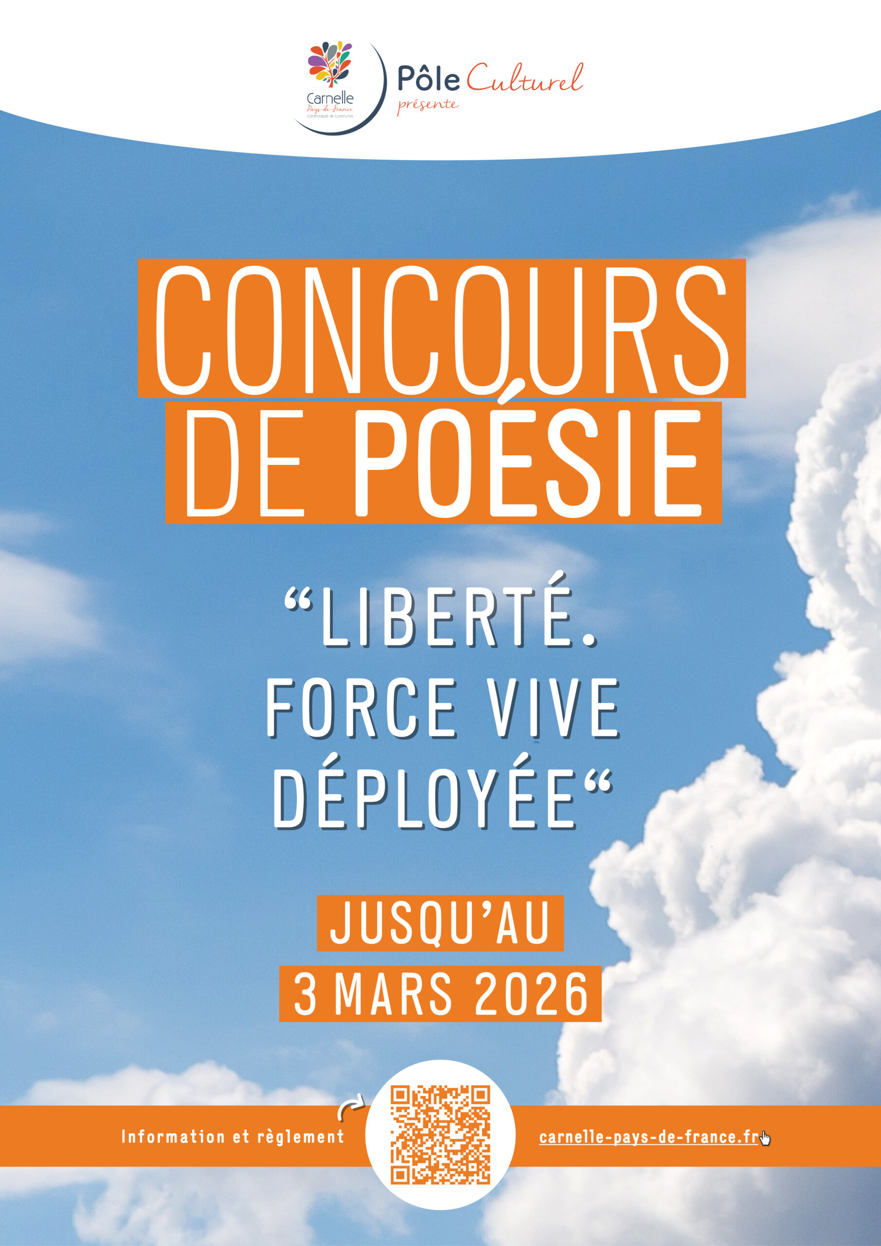 Concours de Poésie 2026 - Affiche
