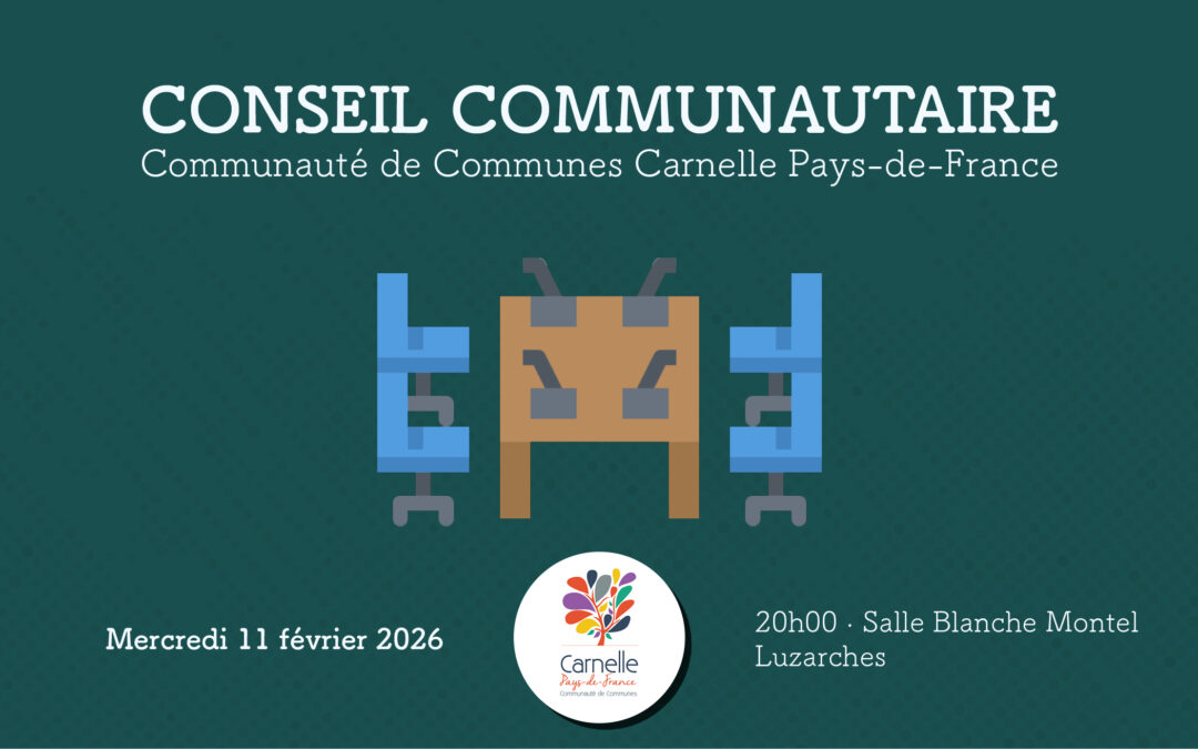 Conseil communautaire à Luzarches (2026)