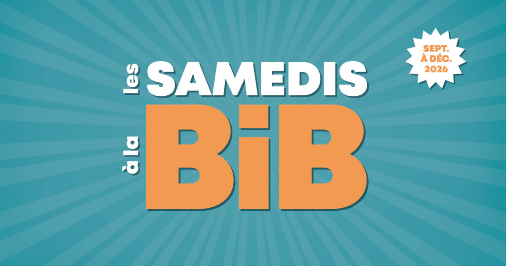 Les Samedis à la bib 2026-2 – Bandeau