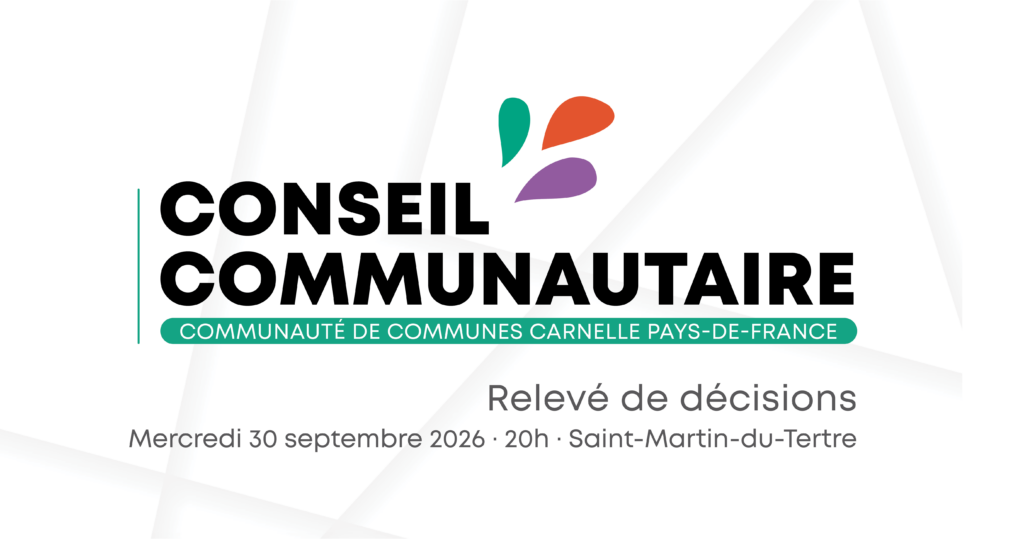 Conseil communautaire Saint-Martin 2026 – Vignette relevé